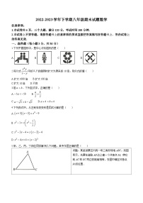 河南省郑州市二七区2022-2023学年八年级下学期期末数学试题（含答案）