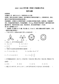 山东省济南市天桥区2022-2023学年八年级下学期期末数学试题（含答案）