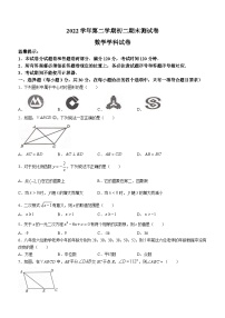 浙江省宁波市慈溪市2022-2023学年八年级下学期期末数学试题（含答案）