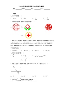 2023年湖南省邵阳市中考数学真题（含解析）