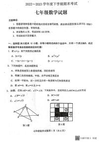 _山东省泰安市肥城市2022-2023学年七年级下学期期末考试数学试题