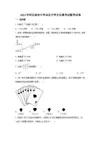 2023年河北省数学中考真题(含解析)