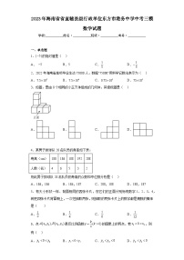 2023年海南省省直辖县级行政单位东方市港务中学中考三模数学试题（含解析）