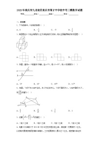 2023年重庆市九龙坡区重庆市育才中学校中考三模数学试题（含解析）