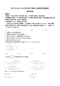 湖北省孝感市汉川市2022-2023学年七年级下学期期末数学试题（含答案）