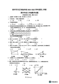 广东省惠州市光正实验学校2022-2023学年下学期期末考试八年级数学试题
