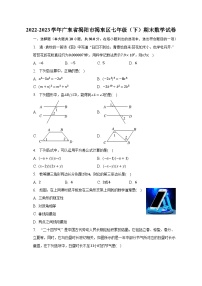 2022-2023学年广东省揭阳市揭东区七年级（下）期末数学试卷（含解析）