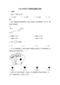 _2023年河北中考数学真题及答案