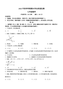 广西壮族自治区钦州市浦北县2022-2023学年七年级下学期期末数学试题（含答案）