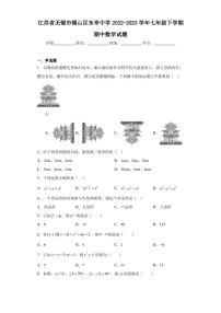 江苏省无锡市锡山区东亭中学2022-2023学年七年级下学期期中数学试题（含答案解析）