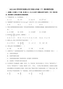 四川省眉山市仁寿县2022-2023学年七年级下学期期末数学试卷