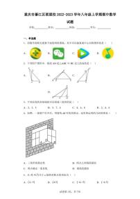 重庆市綦江区联盟校2022-2023学年八年级上学期期中数学试题