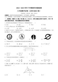 福建省漳州市2022-2023学年八年级下学期期末数学试题（北师大版B卷）（含答案）