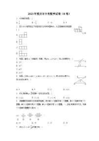 2023年重庆市中考数学试卷(B卷)(含答案解析)