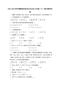 2022-2023学年湖南省张家界市永定区七年级（下）期中数学试卷（含解析）