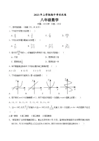 湖南省衡阳市2022-2023学年八年级下学期期中考试数学试卷(含答案)