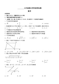 陕西省延安市富县2022-2023学年七年级下学期期末数学试题（含答案）