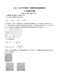 黑龙江省牡丹江市海宁市2022-2023学年八年级下学期期末数学试题（含答案）