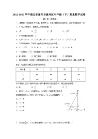 +湖北省襄阳市襄州区2022-2023学年八年级下学期期末数学试卷