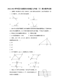 +四川省绵阳市涪城区2022-2023学年七年级下学期期末数学试卷+