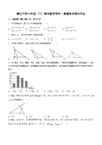 黑龙江省哈尔滨市南岗区萧红中学2022-2023学年七年级下学期期末数学(五四制)试题（含答案）