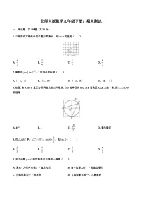 北师大版九年级数学下册期末检测2（含答案）