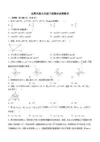 北师大版九年级数学下册期末检测5（含答案）