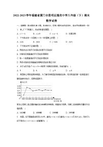 2022-2023学年福建省厦门市思明区莲花中学八年级（下）期末数学试卷（含解析）