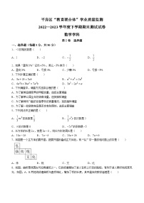 黑龙江省哈尔滨市平房区“教育联合体”学业质量监测+2022-2023学年七年级下学期期末数学试题（含答案）