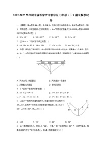 2022-2023学年河北省石家庄市裕华区七年级（下）期末数学试卷（含解析）