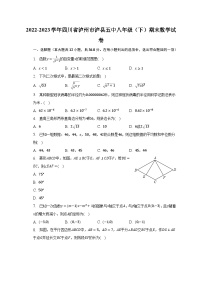 +四川省泸州市泸县第五中学2022-2023学年八年级下学期期末数学试卷+