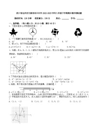 四川省达州市万源市河口中学2022-2023学年八年级下学期期中数学测试题