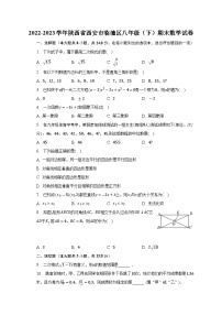 陕西省西安市临潼区2022-2023学年八年级下学期期末数学试卷（含答案）