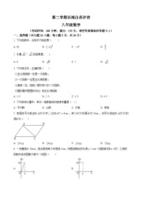 八年级下学期期末数学试题 (2)