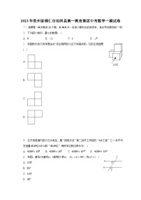 2023年贵州省铜仁市沿河县第一教育集团中考数学一模试卷（含解析）