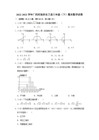 广西河池市东兰县2022-2023学年八年级下学期期末数学试卷（含答案）