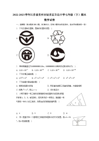 2022-2023学年江苏省苏州市姑苏区立达中学七年级（下）期末数学试卷（含解析）