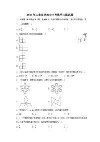 2023年山东省济南市中考数学三模试卷（含解析）