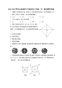 2022-2023学年山东省济宁市兖州区八年级（下）期末数学试卷（含解析）