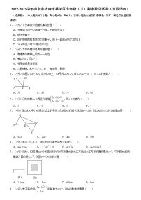 山东省济南市莱芜区2022-2023学年七年级下学期期末数学试卷（五四学制）（含答案）