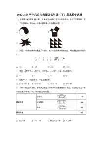 2022-2023学年北京市海淀区七年级（下）期末数学试卷-普通用卷