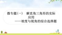 中考数学复习微专题(一)解直角三角形的实际应用教学课件