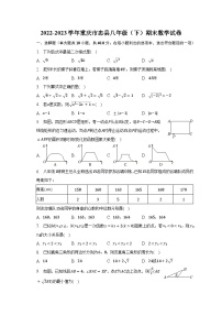 2022-2023学年重庆市忠县八年级（下）期末数学试卷（含解析）