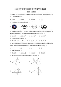 2023年广西贺州市昭平县中考数学二模试卷(含解析)