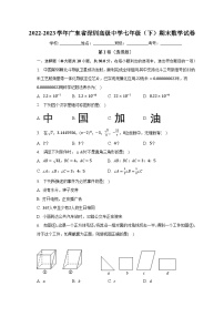 2022-2023学年广东省深圳高级中学七年级（下）期末数学试卷（含解析）