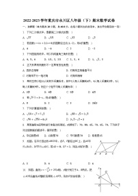 2022-2023学年重庆市永川区八年级（下）期末数学试卷（含解析）