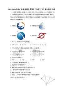 2022-2023学年广东省深圳市福田区八年级(下)期末数学试卷