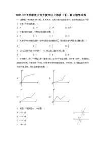 2022-2023学年重庆市大渡口区七年级（下）期末数学试卷（含解析）