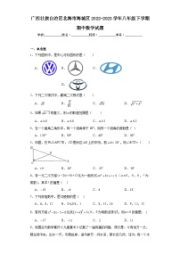 广西壮族自治区北海市海城区2022-2023学年八年级下学期期中数学试题（含解析）