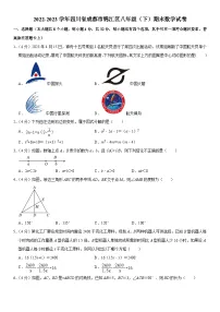 四川省成都市锦江区2022-2023学年八年级下学期期末数学试卷(含答案)